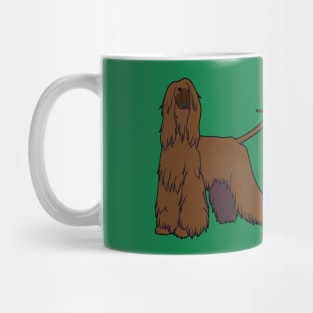 Brown Afghan Hound Mug